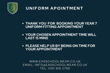 Bede Academy Uniform Appointment - Thursday 27 June