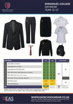 Sixth Form Male Fit Black Suit Jacket