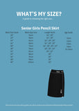 Sixth Form Black Pencil Skirt