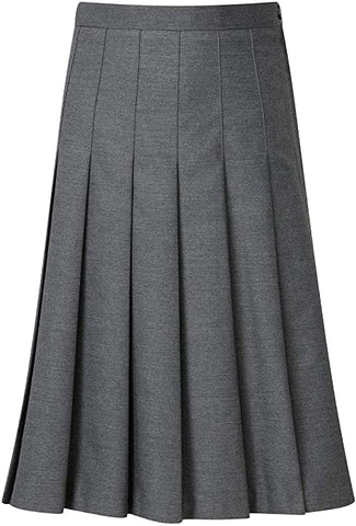 Emmanuel Grey Pleat Girls Fit Skirt