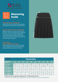 Emmanuel Grey Pleat Girls Fit Skirt