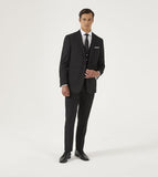 Madrid Black Male Fit Suit Trouser